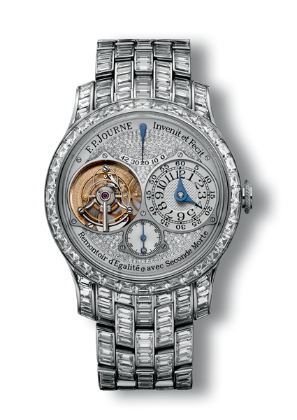 TOURBILLON SOUVERAIN SET WITH DIAMONDS
