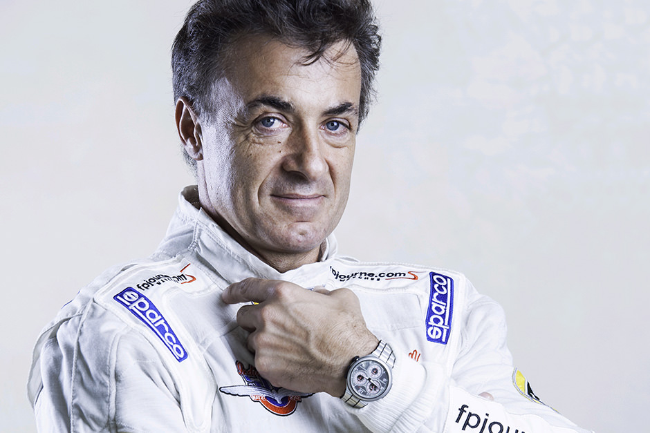 The Centigraphe Sport entirely in Aluminium worn by Ambassador Jean