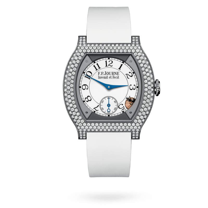l gante by F.P.Journe 40 mm Titanium 12 rows of diamonds